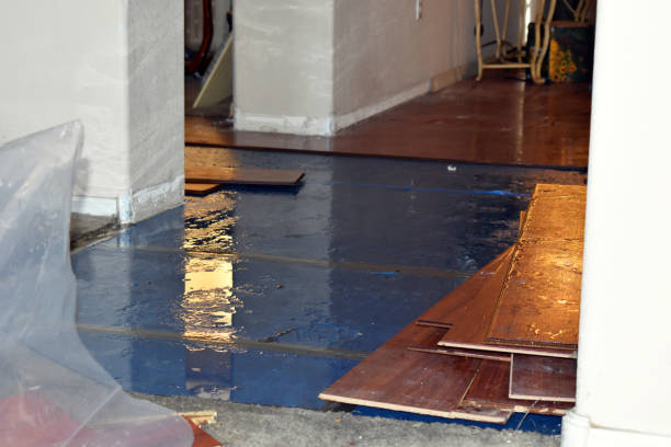 Professional Flood Damage Repair technician working in Crooksville, OH
